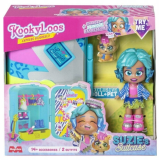 Magicbox KOOKYLOOS S Suzie Q´s Kufor Kufor SUZIE Akčná figúrka + zvieratko